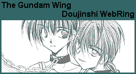 The Gundam Wing Doujinshi WebRing